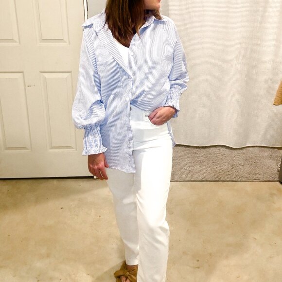 JBD White Straight Leg Jeans - Picture 2 of 4